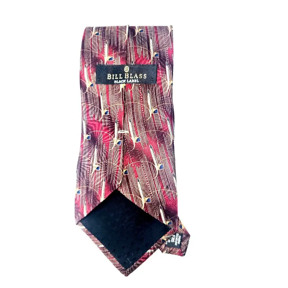 Bill Blass Black Label 100% Silk Tie